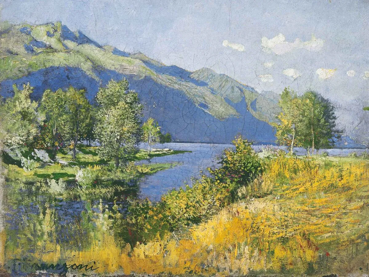 Filippo Franzoni, "Saleggi di Isolino", 1888 - 1891 circa
