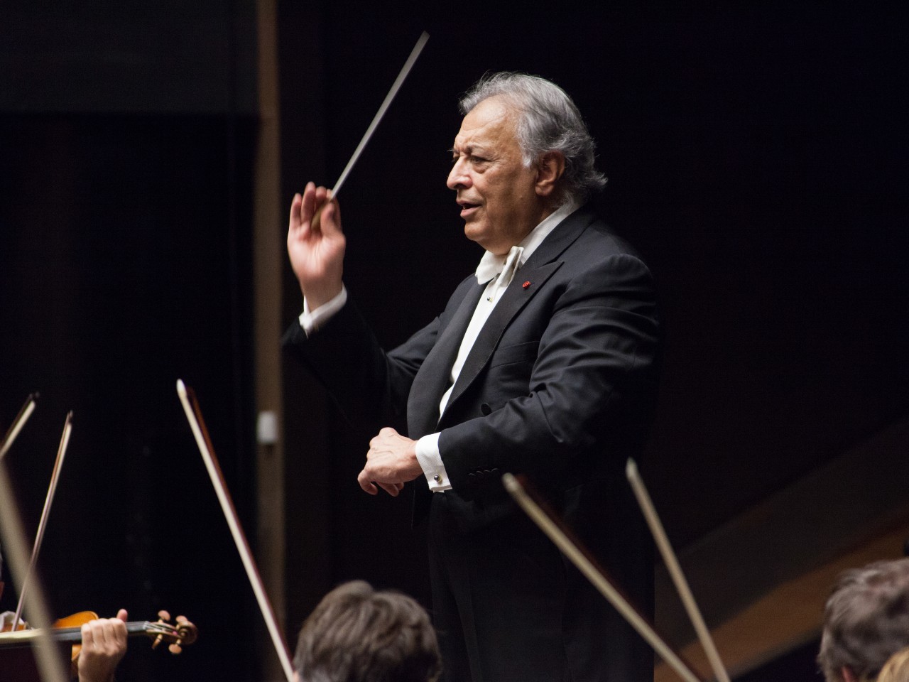 Firenze, Settembre 2014. Il Maestro Zubin Mehta dirige l'Orchestra del Maggio Musicale Fiorentino all'Opera di Firenze. © Simone Donati